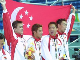 Men Swimming Team